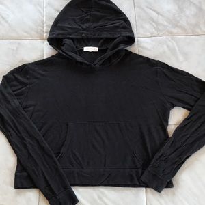 Joah Brown Cropped Hoodie